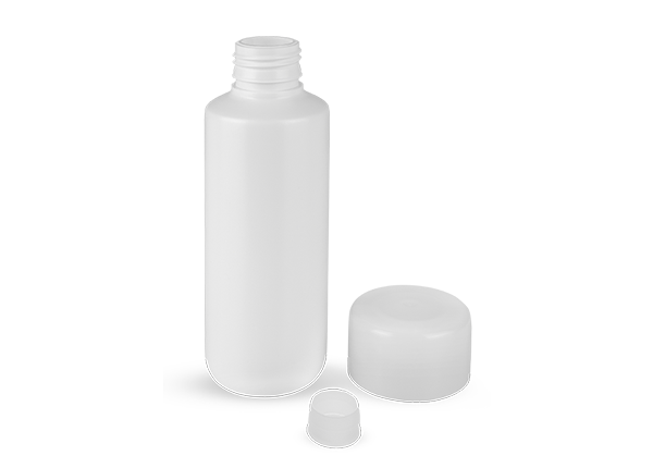 Bottle 200ml, neck 28mm with obturador and stopper